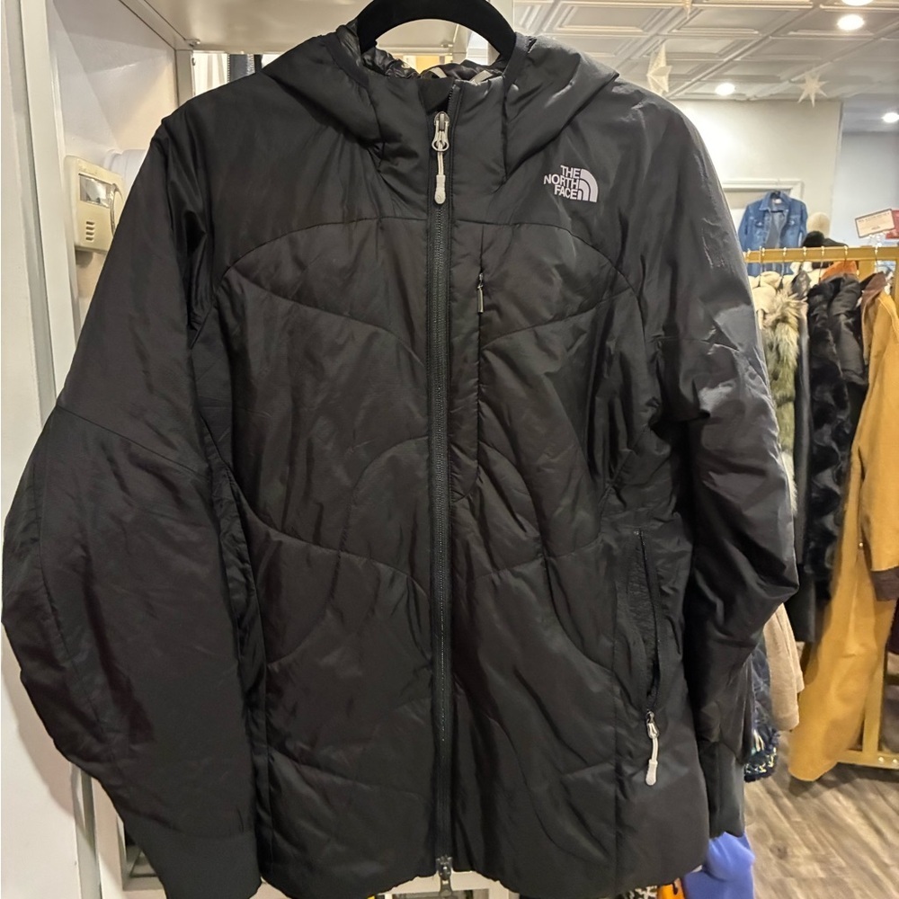 North Face summit series women’s black zip up jacket size S